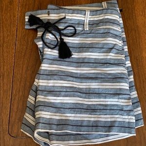 Loft Stripped Shorts